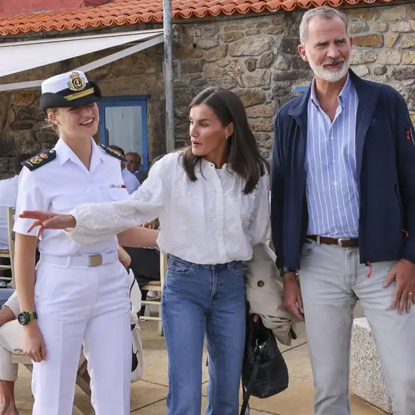 Los Reyes, Felipe y Letizia, y la Princesa Leonor, en Galicia.