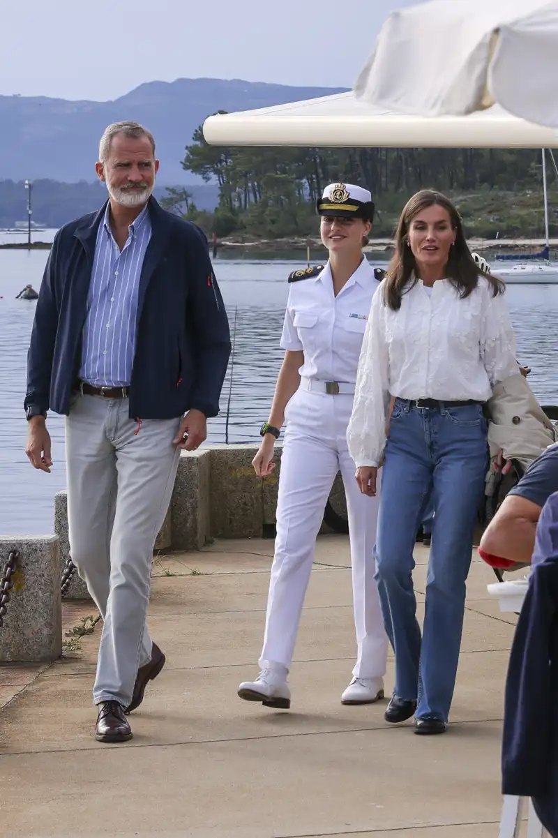 Los Reyes y Leonor en Galicia.