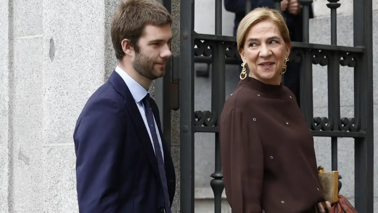 La infanta Cristina y Juan Valentín, en Madrid.