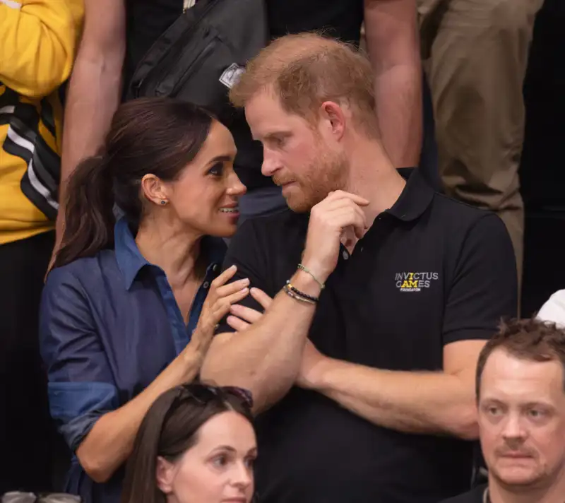 El príncipe Harry y Meghan Markle durante los Premios Invictus