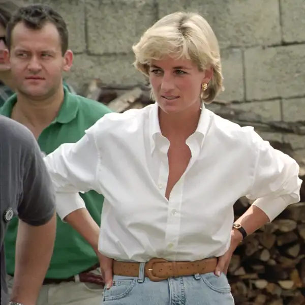 Lady Di con Paul Burrell en agosto de 1997