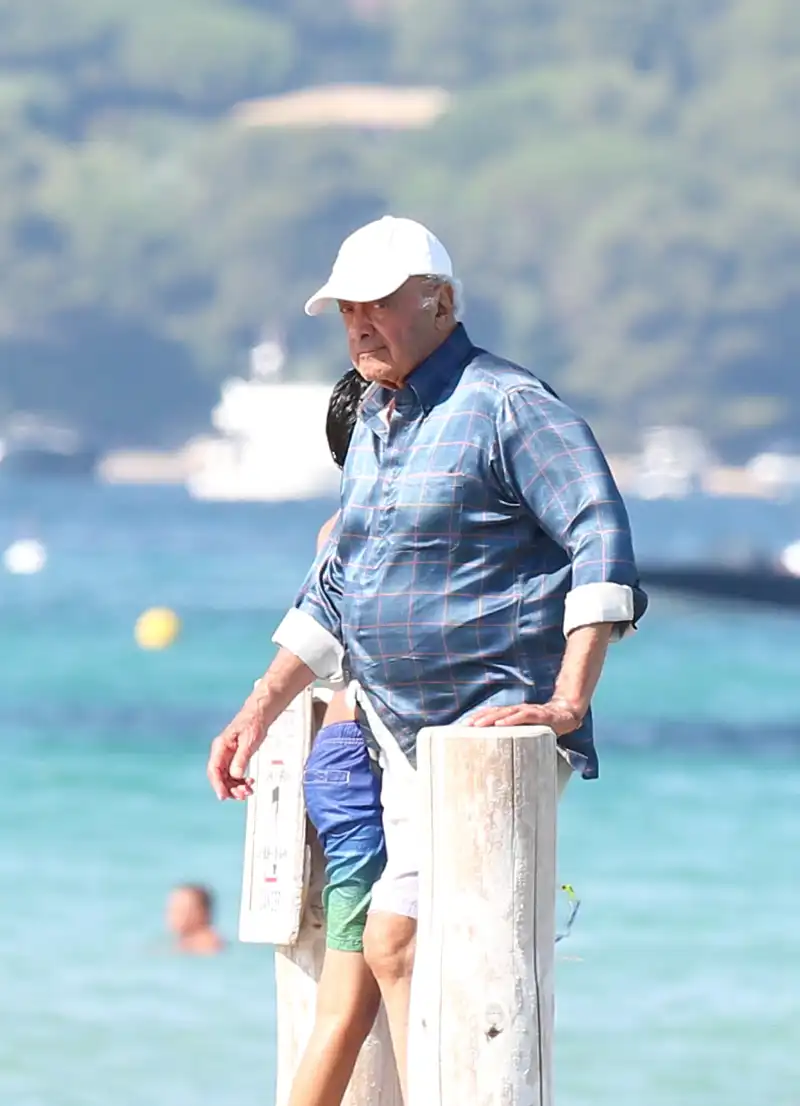 Mohamed Al-Fayed en Saint Tropez en 2013