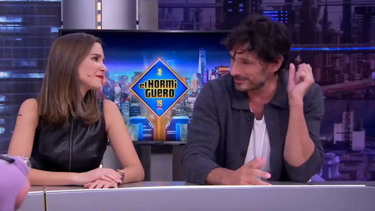 Natalia Sánchez explota ante los comentarios de Pablo Motos y Andrés Velencoso en 'El Hormiguero': "Sacadme de aquí"