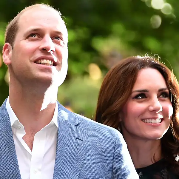 Kate Middleton y el Príncipe Guillermo muy sonrientes