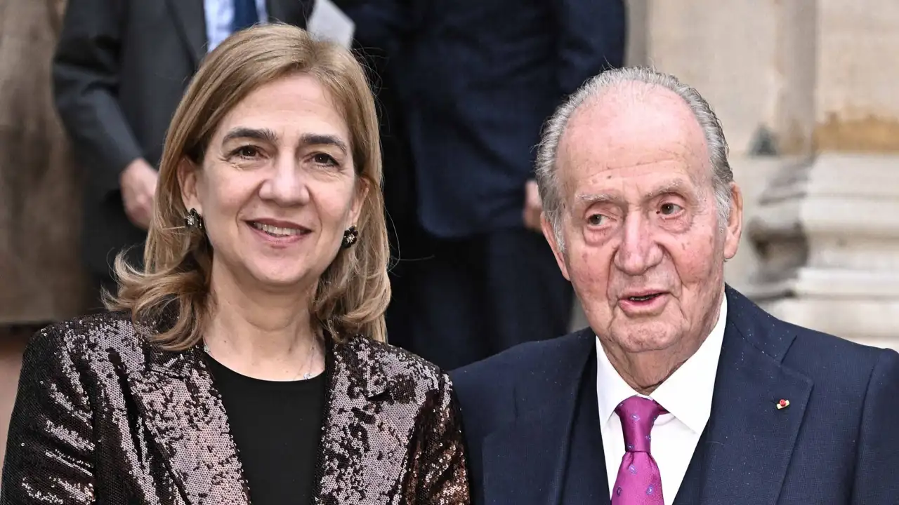 La infanta Cristina y Don Juan Carlos de Borbón, en una foto de archivo