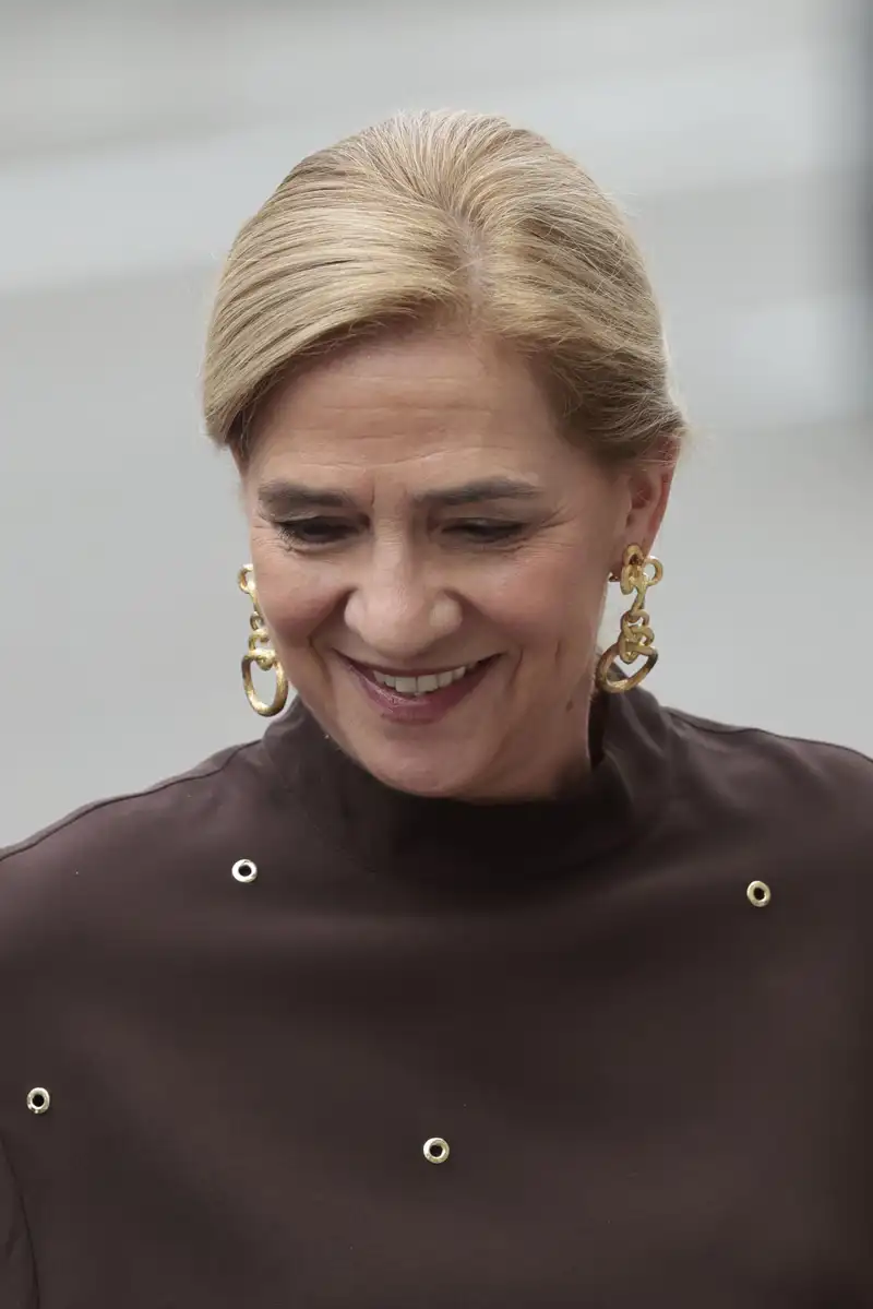 Los pendientes de la Infanta Cristina para la boda de Almeida y Teresa Urquijo