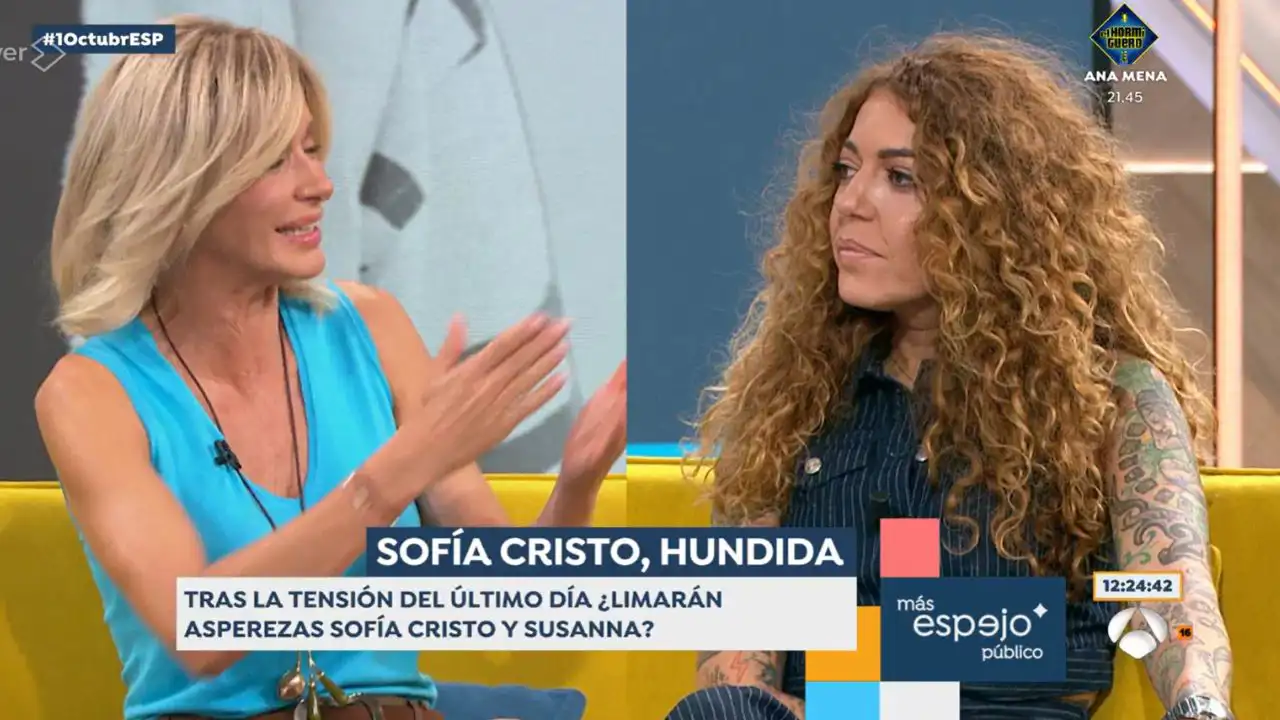 Susanna Griso y Sofía Cristo en Espejo Público