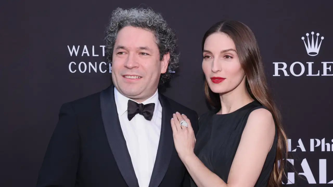 María Valverde junto a su marido Gustavo Dudamel