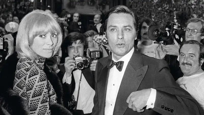 Alain Delon con Barbara Rey