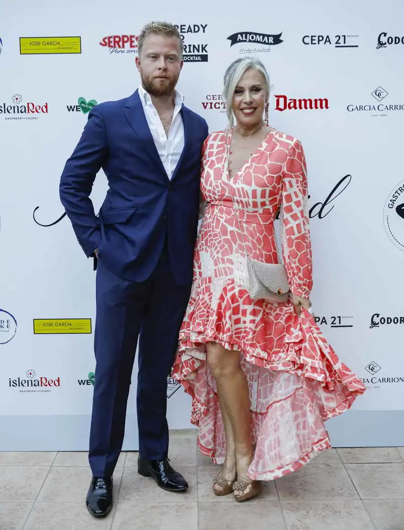 Miriam Díaz Aroca en la boda de Irene Villa