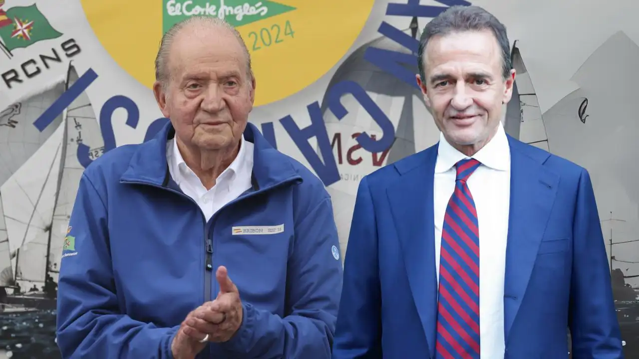 Don Juan Carlos y Alessandro Lequio