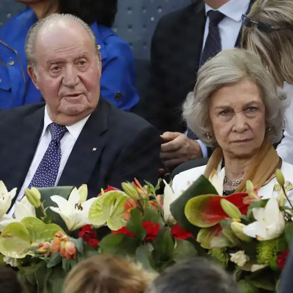 Los Reyes Juan Carlos y Sofía en la Caja Mágica de Madrid