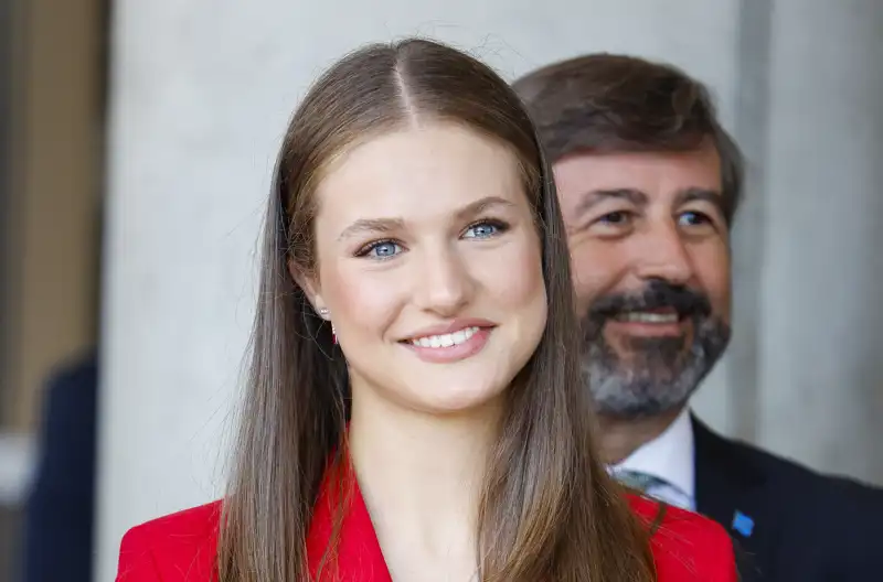 La Princesa Leonor en su primera visita oficial el pasado mes de julio