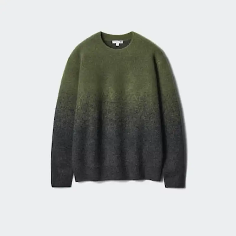 Jersey punto suave cuello redondo (Soufflé) de Uniqlo x JW Anderson 49,90 euros 