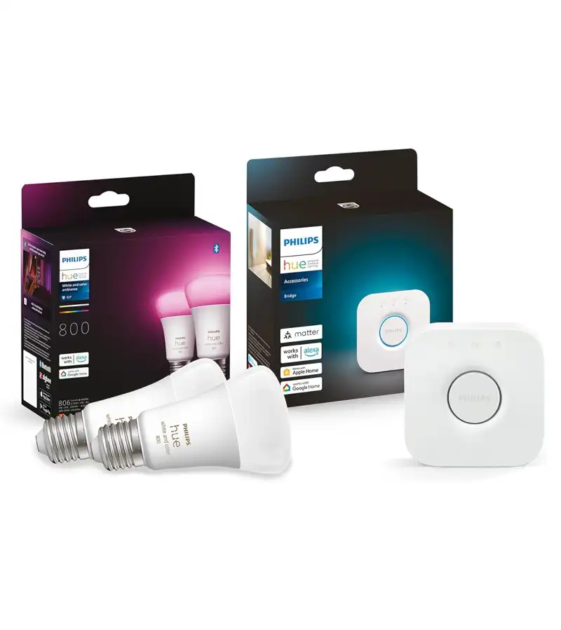 Philips Hue bombilla LED Inteligente + puente Hue Bridge