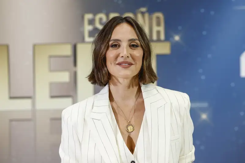 Tamara Falcó en el photocall de 'Got Talent'