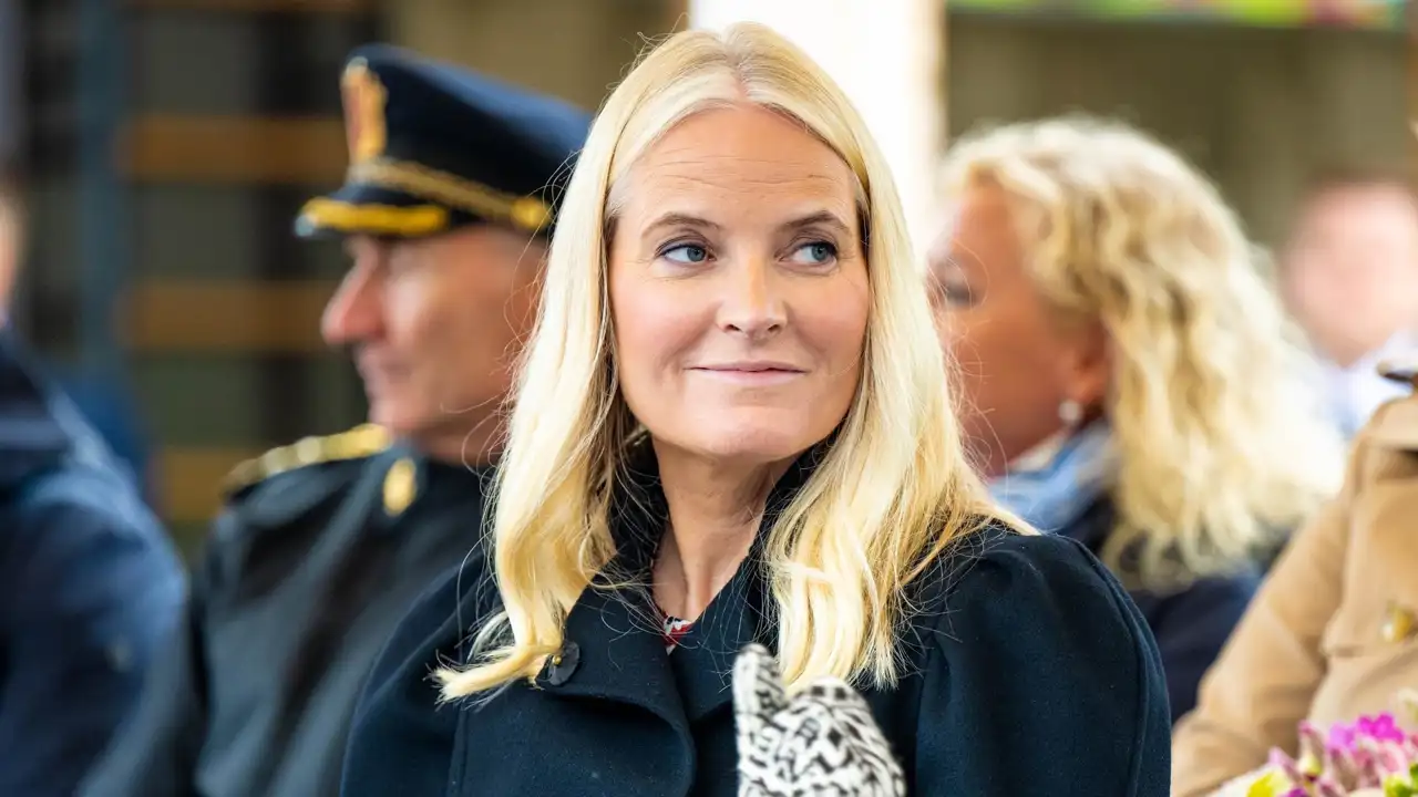 Mette-Marit en un evento público