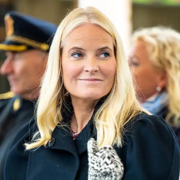 Mette-Marit en un evento público