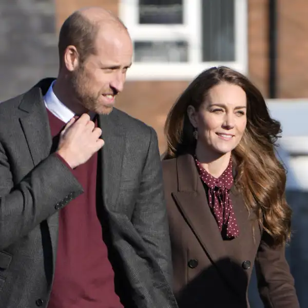 El príncipe Guillermo y Kate Middleton en la reaparición de la princesa.