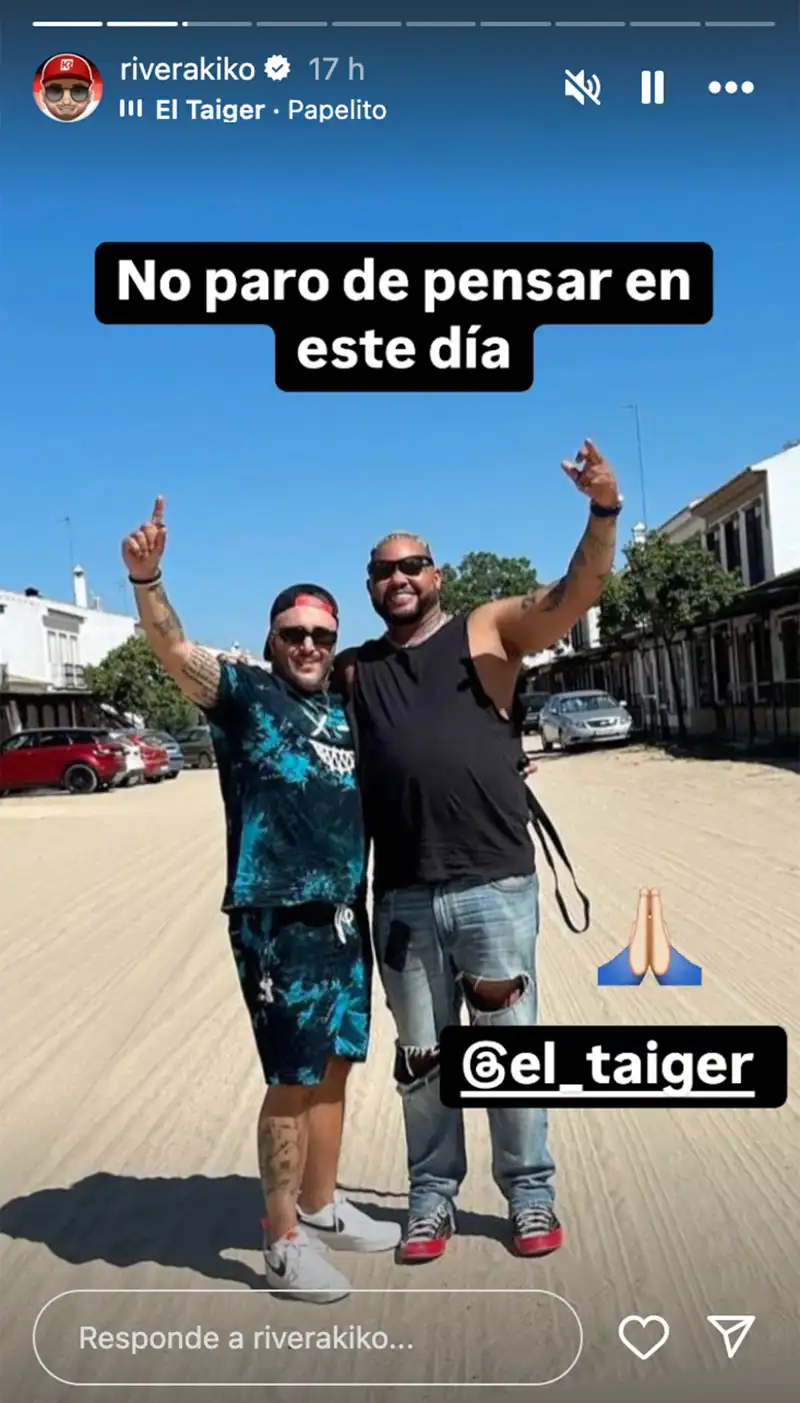 Kiko Rivera junto a 'El Taiger'