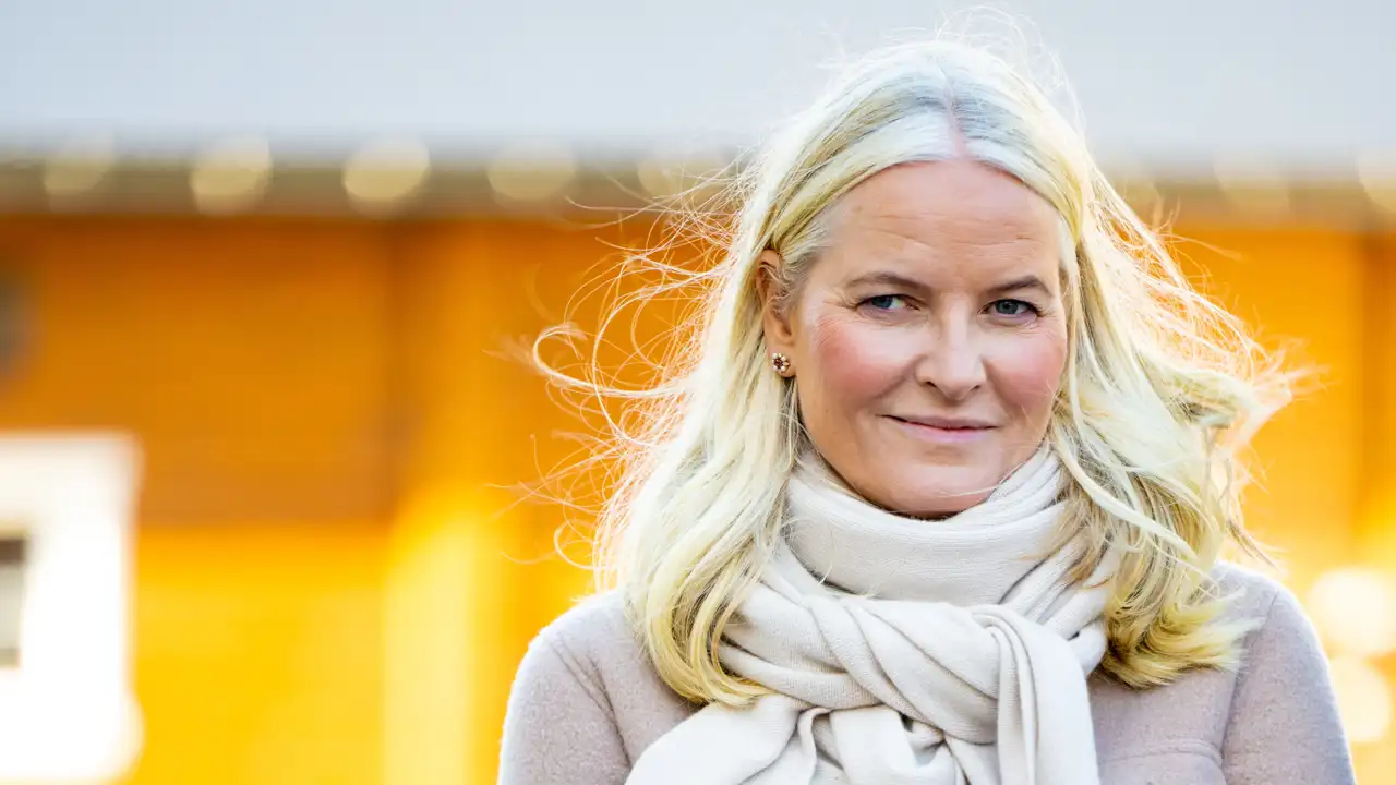 Mette-Marit en su viaje oficial por Noruega