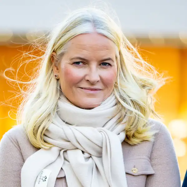 Mette-Marit en su viaje oficial por Noruega