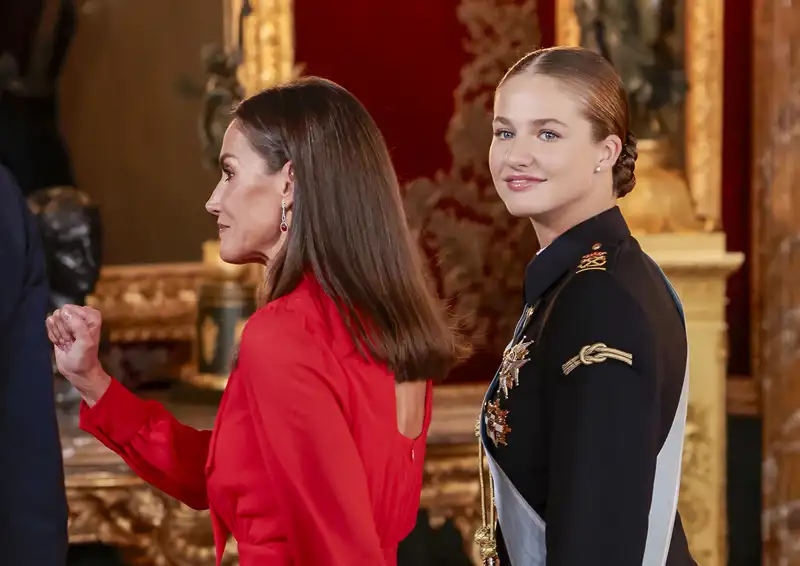 La Princesa Leonor, con el uniforme de la Marina