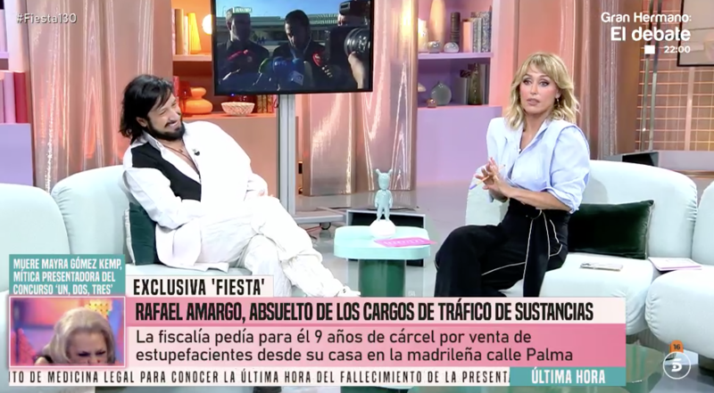 Rafael Amargo y Emma García en 'Fiesta'