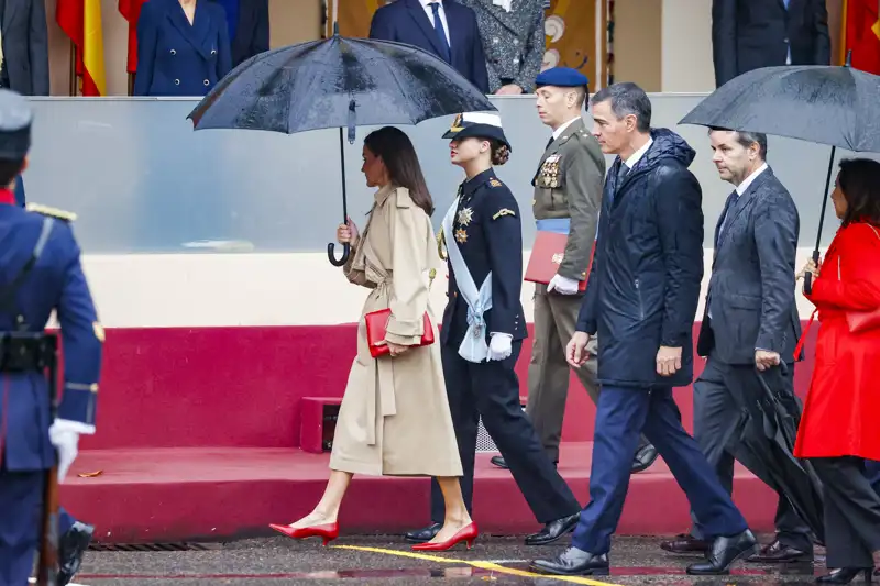 La Reina Letizia durante la festividad por el Día de la Hispanidad