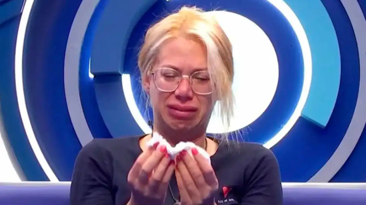 Vanessa llorando en Gran Hermano.