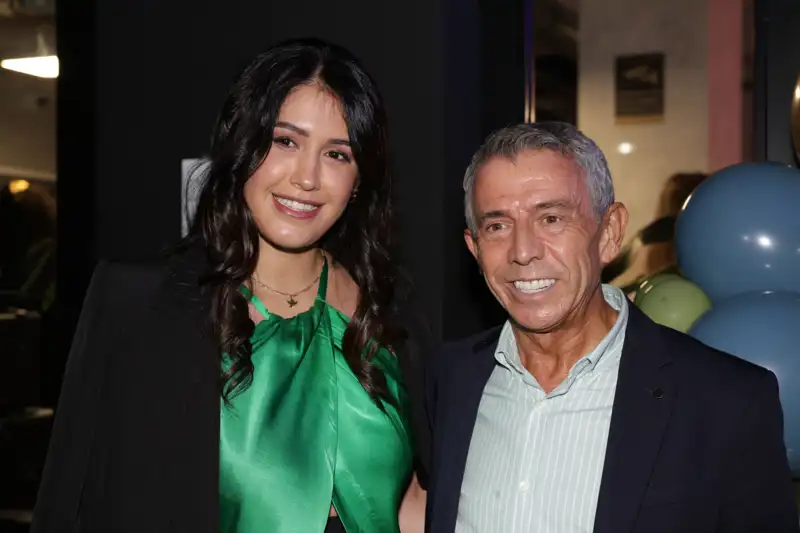 Gabriela Guillén junto a José Luis López 'El Turronero'