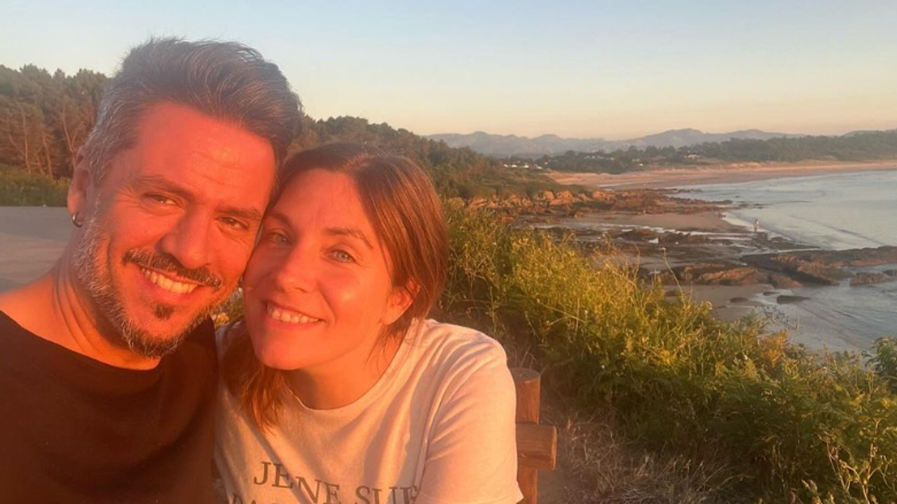 Leire Martínez y su marido, Miguel Sueiras