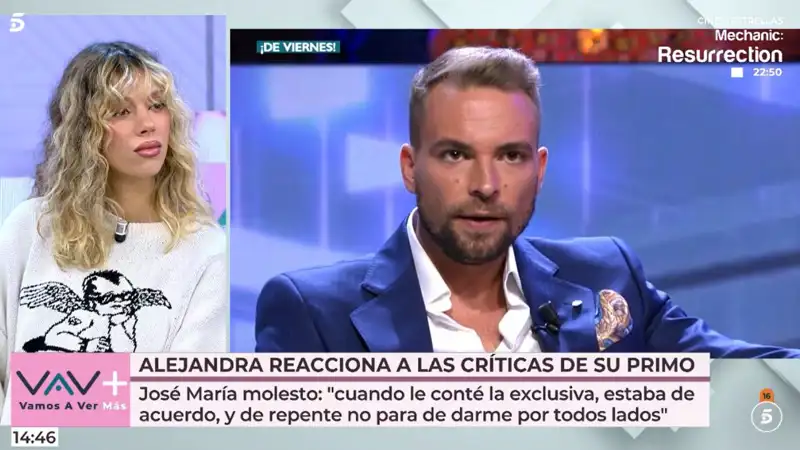 Alejandra Rubio responde a su primo, José María Almoguera