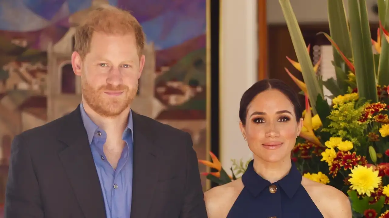 Harry y Meghan en un acto público