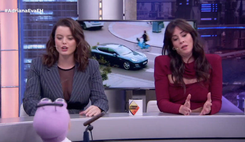 Adriana Torrebejano y Eva Ugarte en 'El Hormiguero'