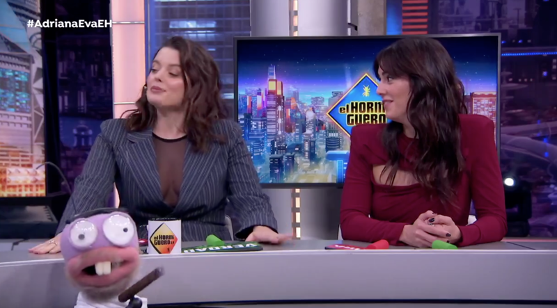 Adriana Torrebejano y Eva Ugarte en 'El Hormiguero'