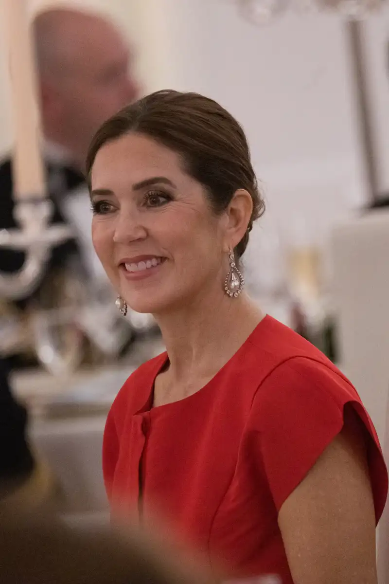 El look de Mary de Dinamarca en su visita a Berlín: su vestido de Carolina Herrera 