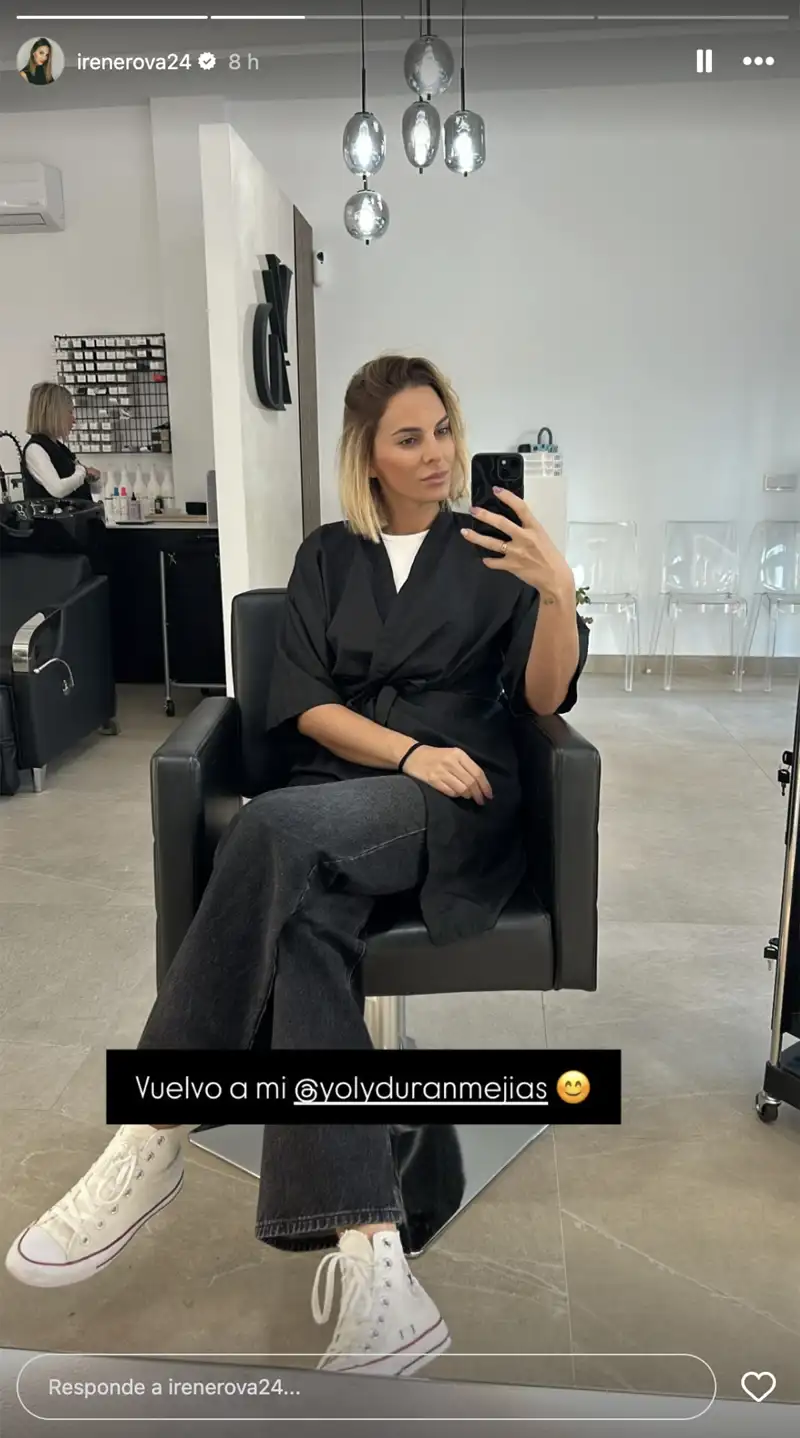 Irene Rosales antes de su cambio de look