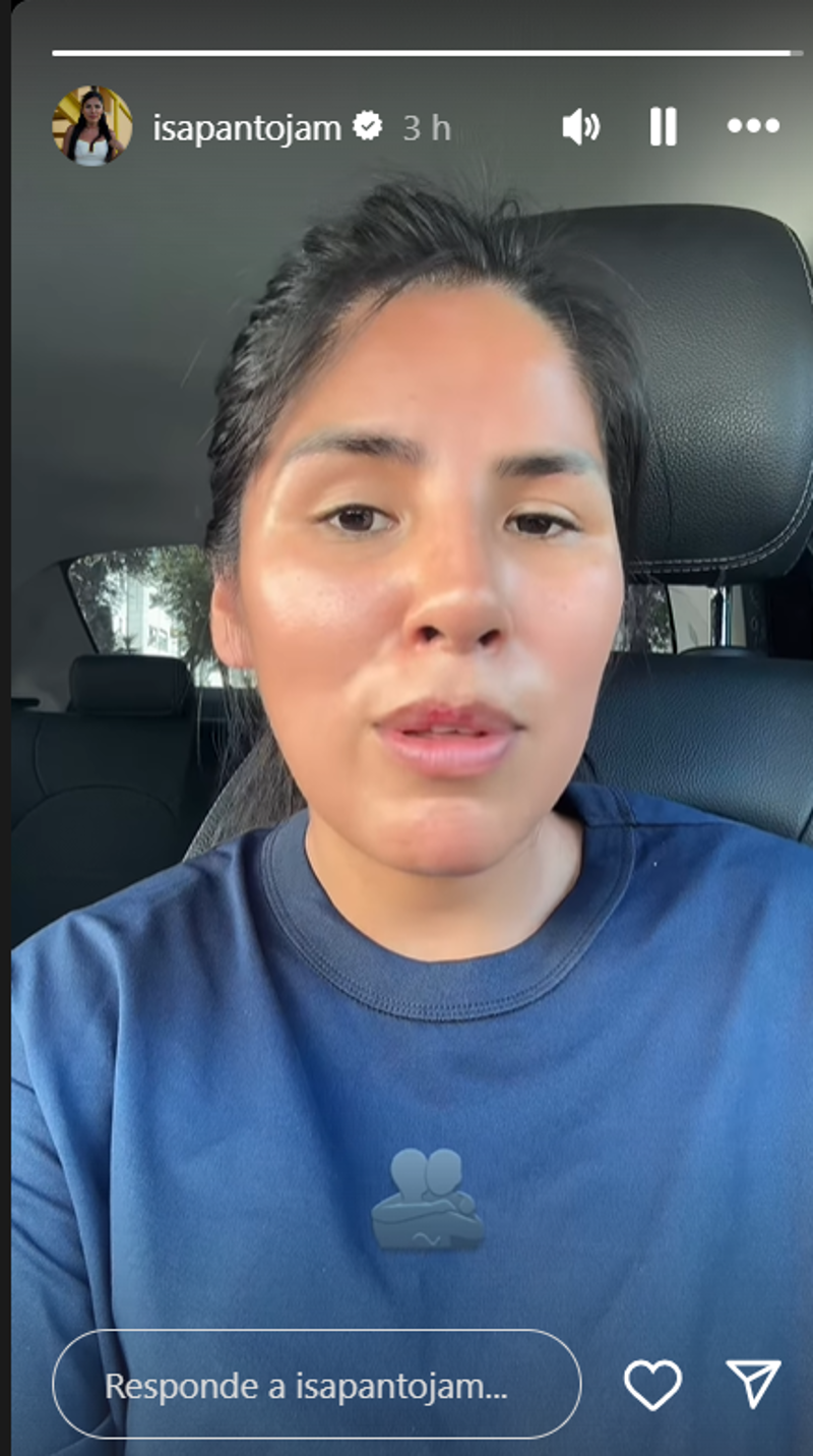 Isa Pantoja, en una captura de pantalla de su propio Instagram. 