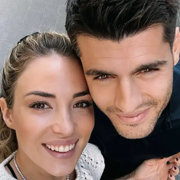 Alice Campello y Álvaro Morata en un selfie