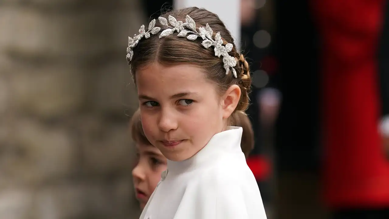 La Princesa Charlotte en un acto oficial