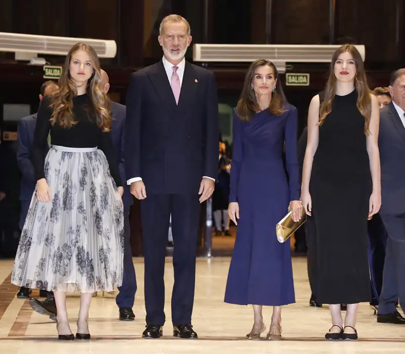 La Familia Real en el XXXII Concierto Premios Princesa de Asturias