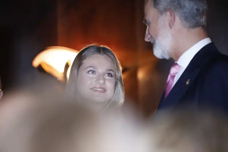 La Princesa Leonor, en el concierto previo a los Premios Princesa de Asturias.