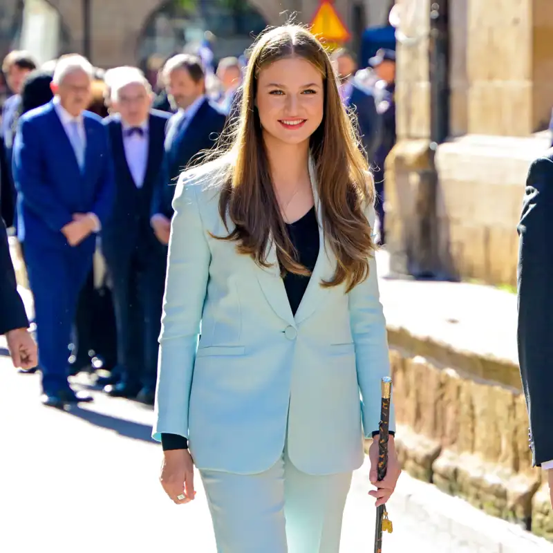 La Princesa Leonor por las calles de Oviedo