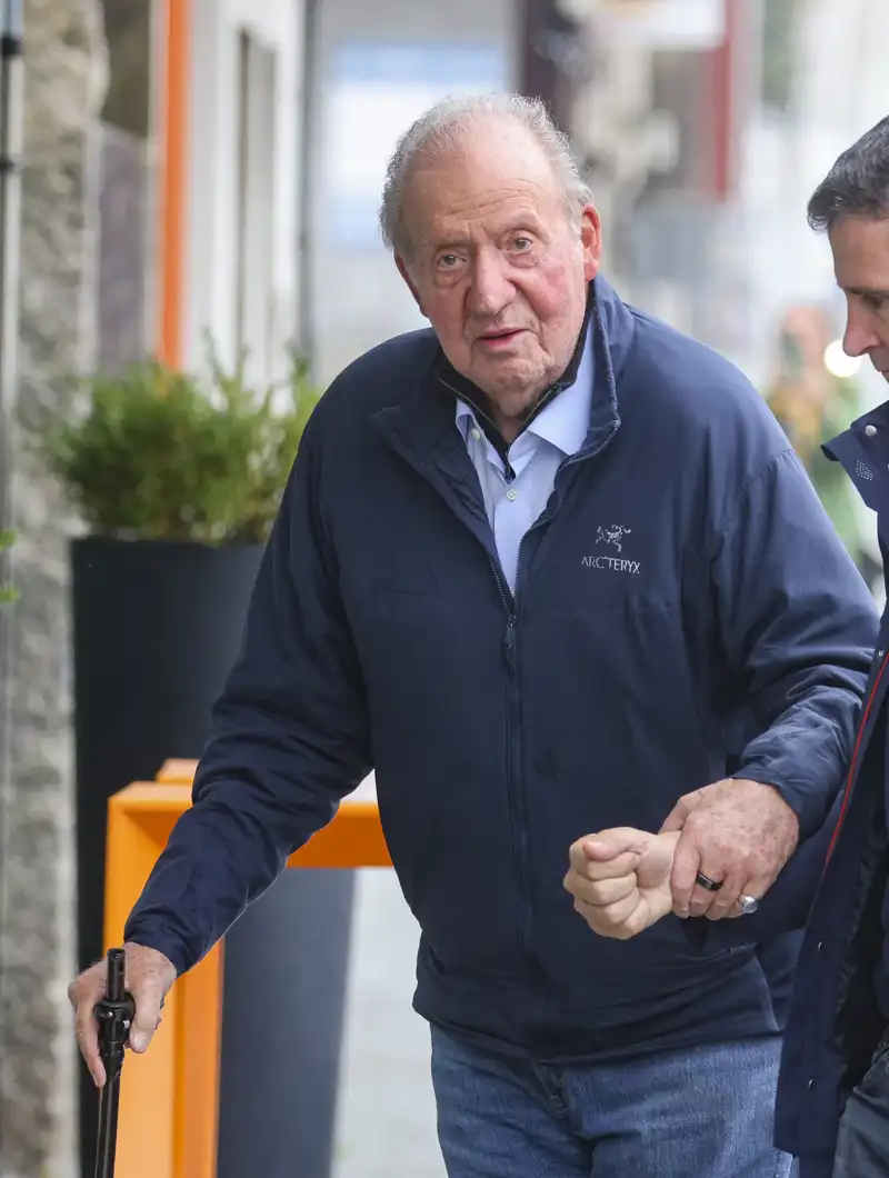 Juan Carlos I en una visita a España