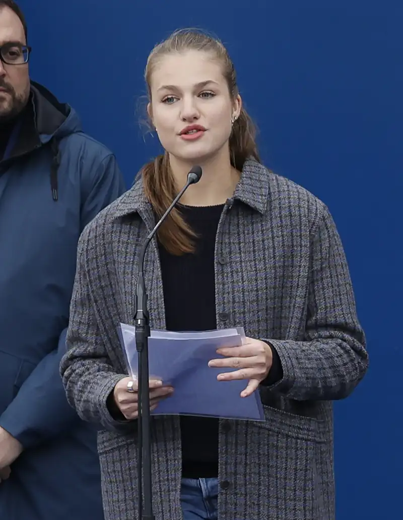 La Princesa Leonor entona su discurso en Sotres