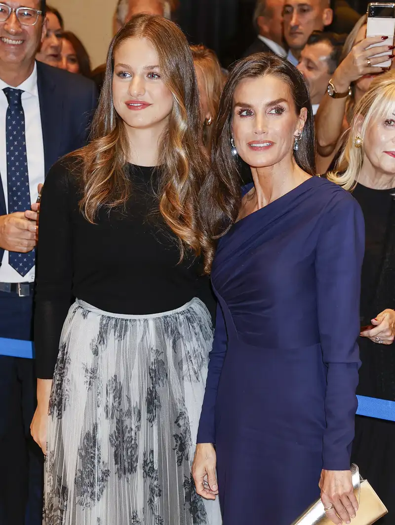 La Reina Letizia y su hija mayor, en Oviedo