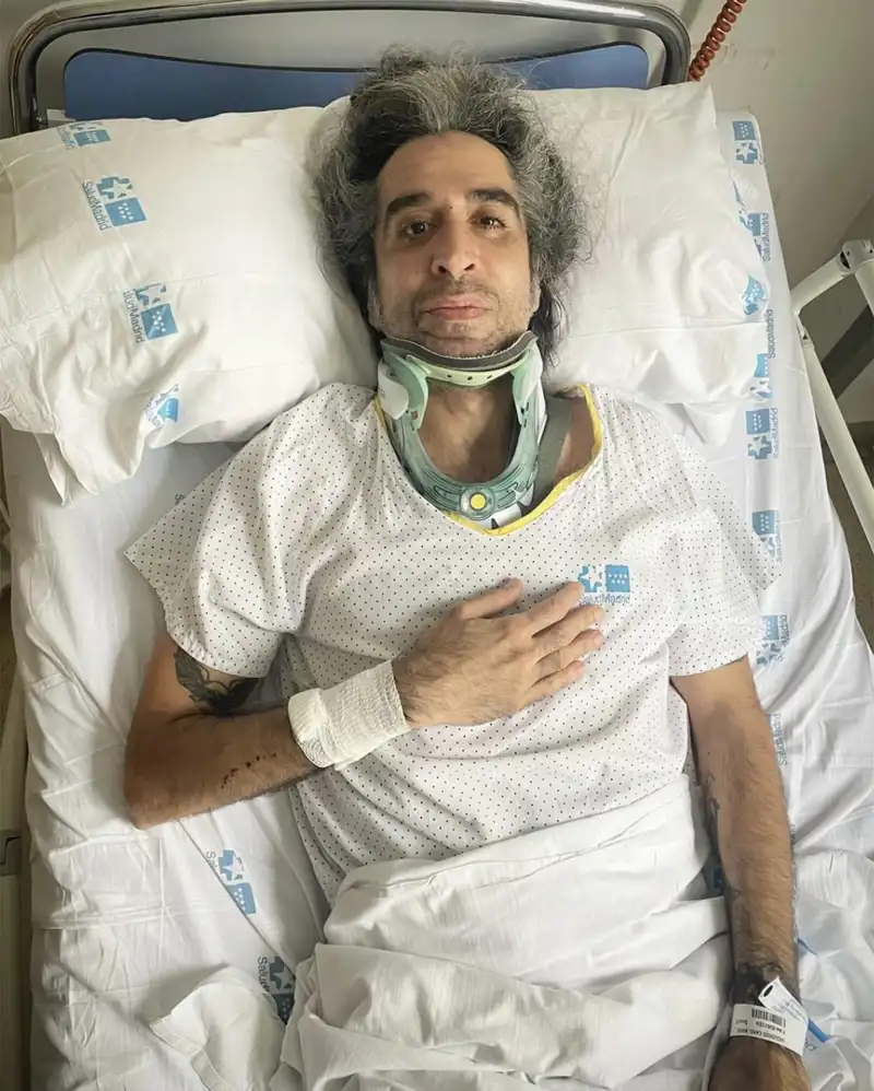 Mario Vaquerizo desde el hospital