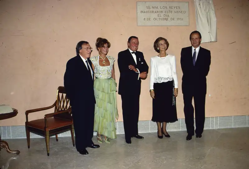 Inauguración Museo Thyssen en 1992.