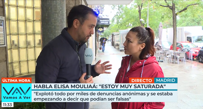 Elisa Mouliaá interviene en 'Vamos a ver'